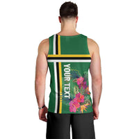 Personalized Dominica Men Tank Top Waitukubuli Tropical Flower - Wonder Print Shop