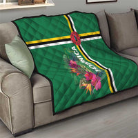 Dominica Quilt Waitukubuli Tropical Flower - Wonder Print Shop