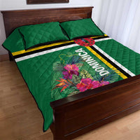 Dominica Quilt Bed Set Waitukubuli Tropical Flower - Wonder Print Shop