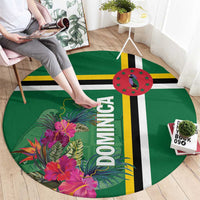 Dominica Round Carpet Waitukubuli Tropical Flower