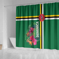 Dominica Shower Curtain Waitukubuli Tropical Flower