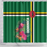Dominica Shower Curtain Waitukubuli Tropical Flower