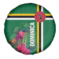 Dominica Spare Tire Cover Waitukubuli Tropical Flower - Wonder Print Shop