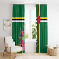 Dominica Window Curtain Waitukubuli Tropical Flower - Wonder Print Shop
