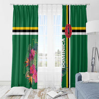 Dominica Window Curtain Waitukubuli Tropical Flower - Wonder Print Shop