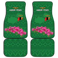 Zambia Car Mats Icitungu ca Zambia Bougainvillea - Wonder Print Shop