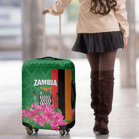 Zambia Luggage Cover Icitungu ca Zambia Bougainvillea - Wonder Print Shop