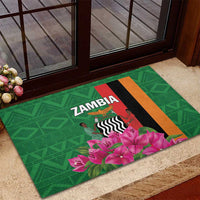 Zambia Rubber Doormat Icitungu ca Zambia Bougainvillea - Wonder Print Shop