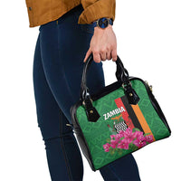 Zambia Shoulder Handbag Icitungu ca Zambia Bougainvillea