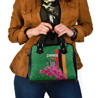 Zambia Shoulder Handbag Icitungu ca Zambia Bougainvillea