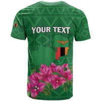 Personalized Zambia T Shirt Icitungu ca Zambia Bougainvillea - Wonder Print Shop