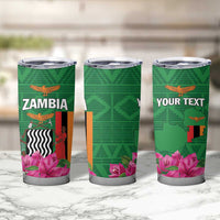 Personalized Zambia Tumbler Cup Icitungu ca Zambia Bougainvillea - Wonder Print Shop