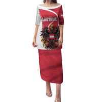 Personalized Austria National Day Puletasi Republik Osterreich Black Eagle - Wonder Print Shop