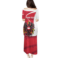 Personalized Austria National Day Puletasi Republik Osterreich Black Eagle - Wonder Print Shop