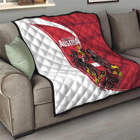 Austria National Day Quilt Republik Osterreich Black Eagle - Wonder Print Shop