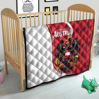 Austria National Day Quilt Republik Osterreich Black Eagle - Wonder Print Shop