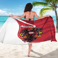 Austria National Day Sarong Republik Osterreich Black Eagle - Wonder Print Shop