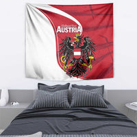 Austria National Day Tapestry Republik Osterreich Black Eagle - Wonder Print Shop