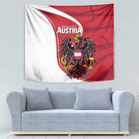 Austria National Day Tapestry Republik Osterreich Black Eagle - Wonder Print Shop