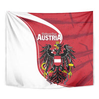 Austria National Day Tapestry Republik Osterreich Black Eagle - Wonder Print Shop