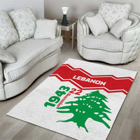 Lebanon Independence Day Area Rug Cedrus libani - Wonder Print Shop