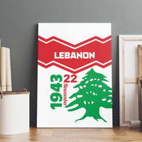 Lebanon Independence Day Canvas Wall Art Cedrus libani - Wonder Print Shop