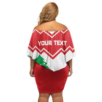 Personalized Lebanon Independence Day Family Matching Off Shoulder Short Dress and Hawaiian Shirt Cedrus libani - Wonder Print Shop