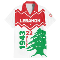 Personalized Lebanon Independence Day Family Matching Puletasi and Hawaiian Shirt Cedrus libani - Wonder Print Shop