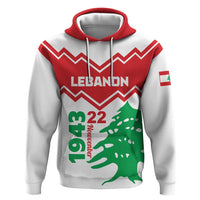 Personalized Lebanon Independence Day Hoodie Cedrus libani - Wonder Print Shop