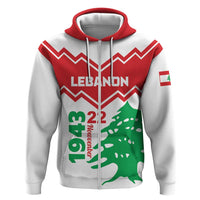 Personalized Lebanon Independence Day Hoodie Cedrus libani - Wonder Print Shop