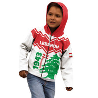 Personalized Lebanon Independence Day Kid Hoodie Cedrus libani - Wonder Print Shop