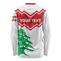 Personalized Lebanon Independence Day Long Sleeve Shirt Cedrus libani - Wonder Print Shop