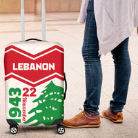 Lebanon Independence Day Luggage Cover Cedrus libani - Wonder Print Shop