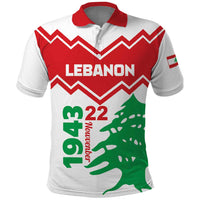 Personalized Lebanon Independence Day Polo Shirt Cedrus libani - Wonder Print Shop