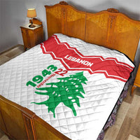 Lebanon Independence Day Quilt Cedrus libani - Wonder Print Shop