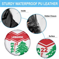 Lebanon Independence Day Spare Tire Cover Cedrus libani - Wonder Print Shop