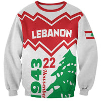 Personalized Lebanon Independence Day Sweatshirt Cedrus libani - Wonder Print Shop