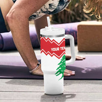 Personalized Lebanon Independence Day Tumbler With Handle Cedrus libani - Wonder Print Shop