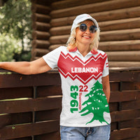Personalized Lebanon Independence Day Women Polo Shirt Cedrus libani - Wonder Print Shop