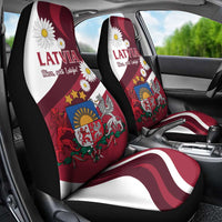 Latvia Car Seat Cover Dievs sveti Latviju - Wonder Print Shop