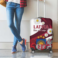 Latvia Luggage Cover Dievs sveti Latviju - Wonder Print Shop
