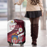 Latvia Luggage Cover Dievs sveti Latviju - Wonder Print Shop