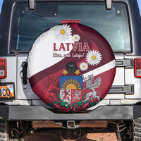 Latvia Spare Tire Cover Dievs sveti Latviju - Wonder Print Shop