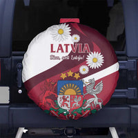 Latvia Spare Tire Cover Dievs sveti Latviju - Wonder Print Shop