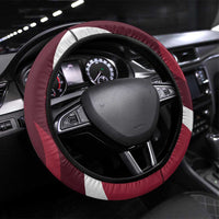 Latvia Steering Wheel Cover Dievs sveti Latviju - Wonder Print Shop