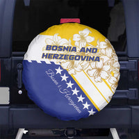 Bosnia and Herzegovina Spare Tire Cover Stars With Golden Lily - Wonder Print Shop