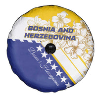 Bosnia and Herzegovina Spare Tire Cover Stars With Golden Lily - Wonder Print Shop