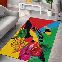 Barbuda Area Rug Frigate Bird Tropical Style