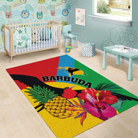 Barbuda Area Rug Frigate Bird Tropical Style