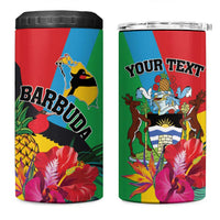 Personalised Barbuda 4 in 1 Can Cooler Tumbler Frigate Bird Tropical Style